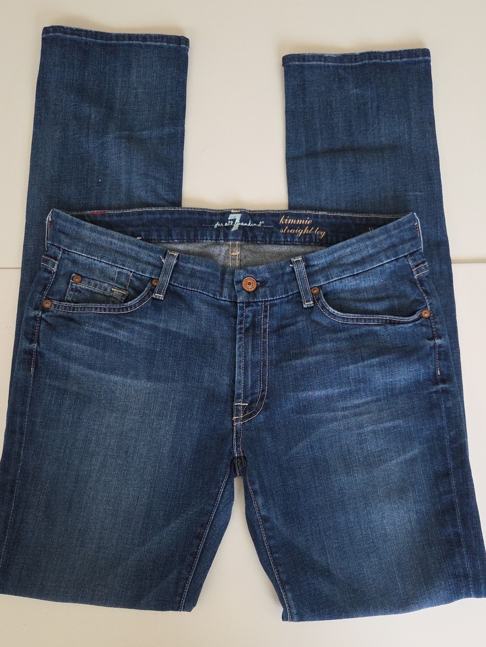 Dark Blue Straight Leg Women’s Jeans
